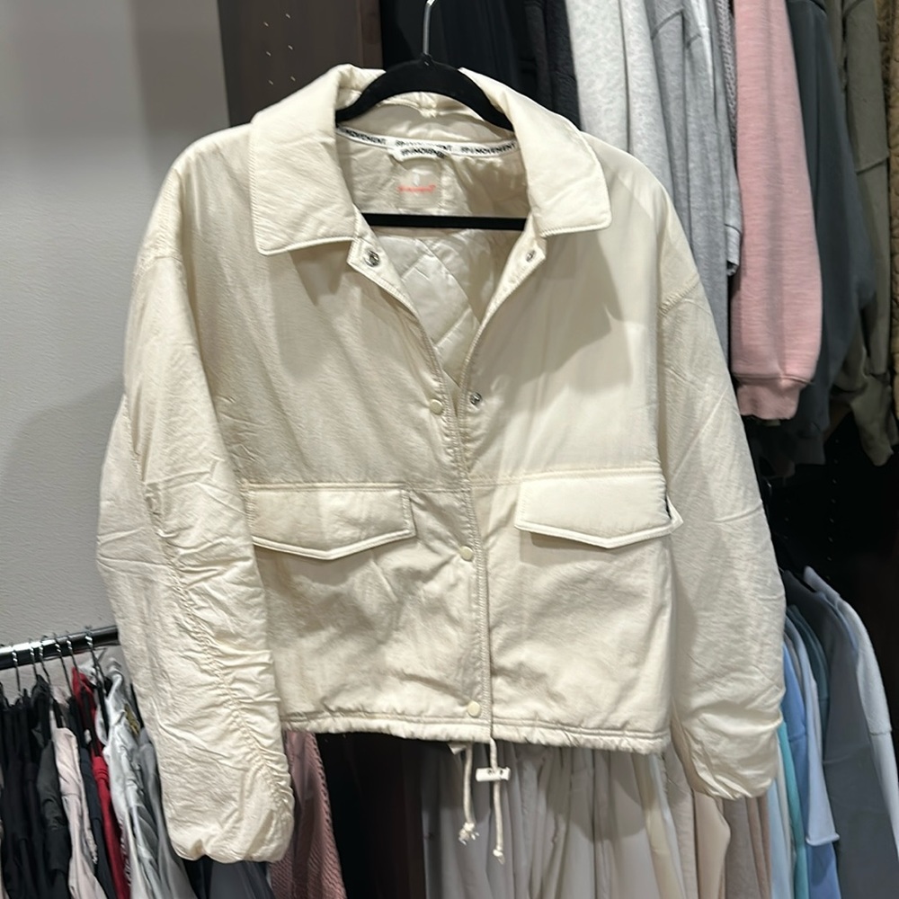 Free People - Off The Bleachers Coaches Jacket